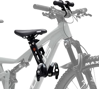 Kids Ride Shotgun - Child Bike Seat & Handlebar Combos - Front Mounted, for Children Aged 2~5 Years, Fits Most Adult Modern Mountain Bikes, Adjustable for Comfort