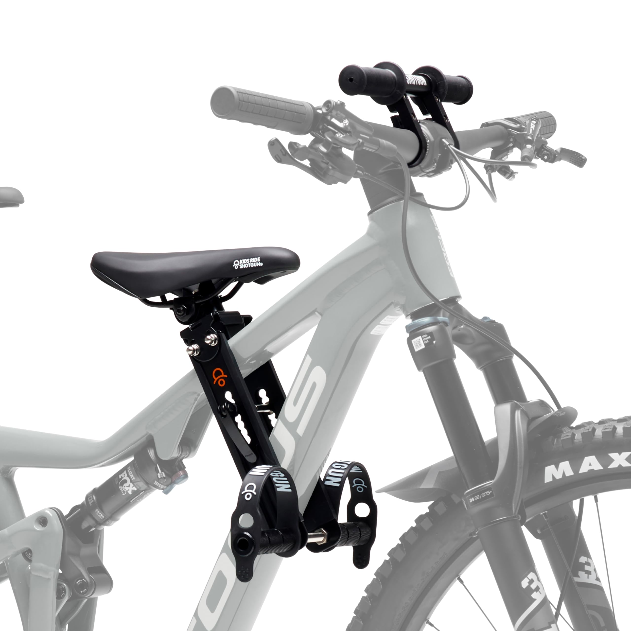 Kids Ride Shotgun - Child Bike Seat & Handlebar Combos - Front Mounted, for Chil