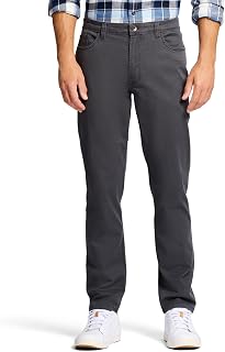 Izod Saltwater Men's Casual Flat Front Stretch Chino Pants