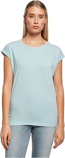 Build Your Brand Women's Extended Shoulder Tee