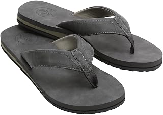 Volcom Men's Victor Sandals – Water-friendly Flip Flops With Comfort Foam Footbed