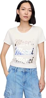 Gap V-SS Fav Crew SLD Women's T-Shirt (Pack of 1)