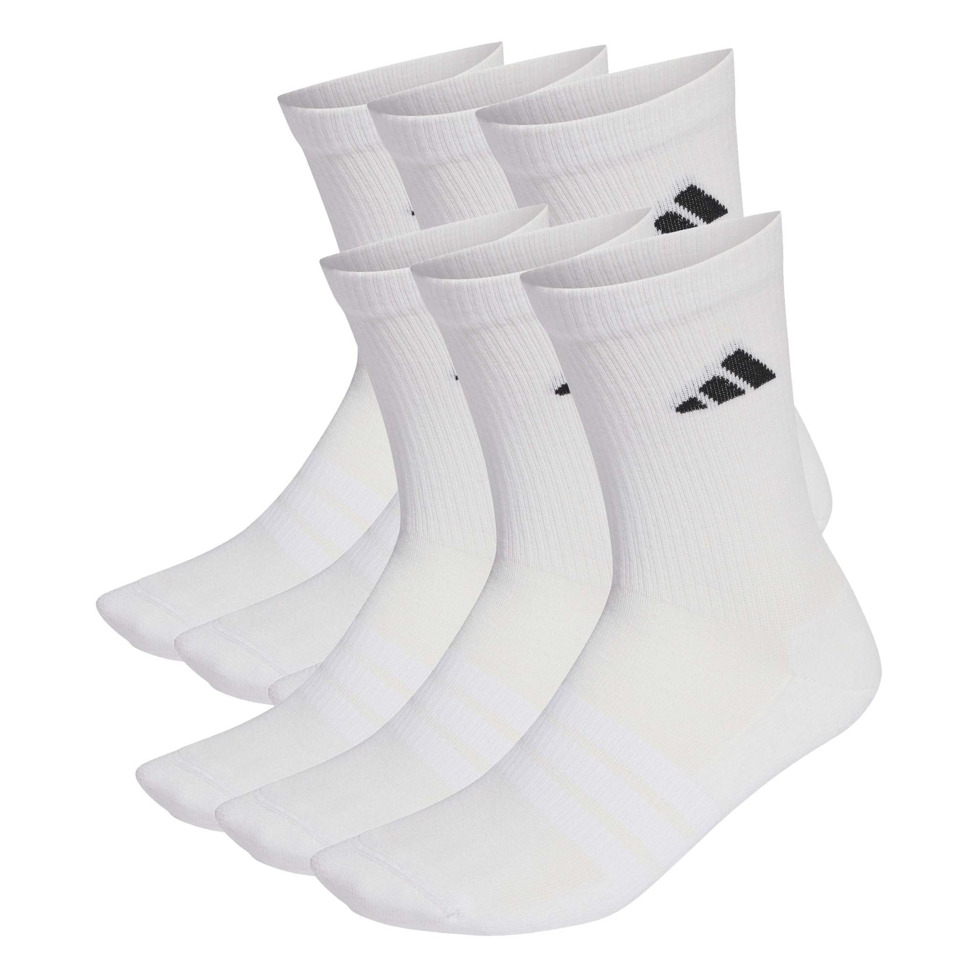 adidas Unisex Cushioned Crew Socks 6 Pair Pack Socks