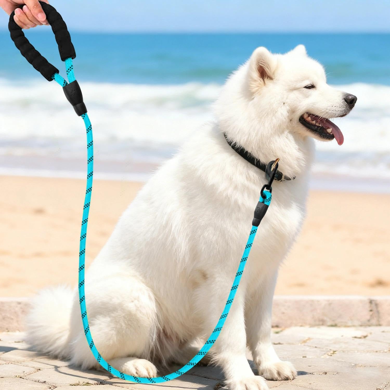 59" Dog Leash Rope for Walking Training, Durable Pet Leash with Comfortable Padd