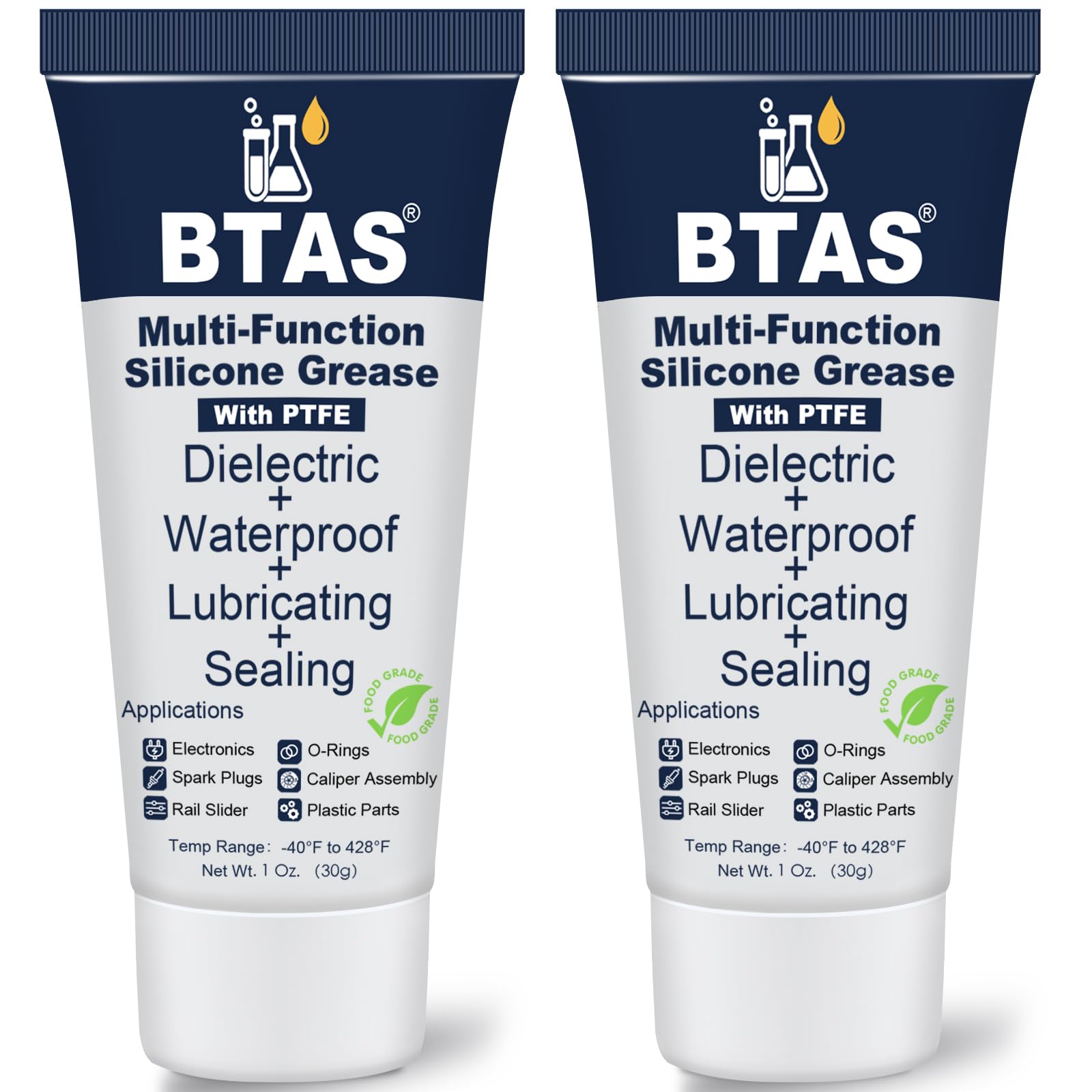 BTAS Electrical Dialectical Grease for Spark Plug,Battery Terminal 1oz 2Pcs | PT