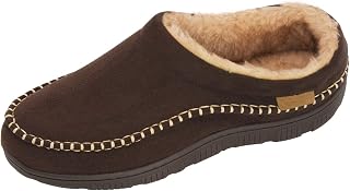 Zigzagger Outdoor Plush Slippers Men Winter Slippers Home Slippers Soft Inner Lining Shoes