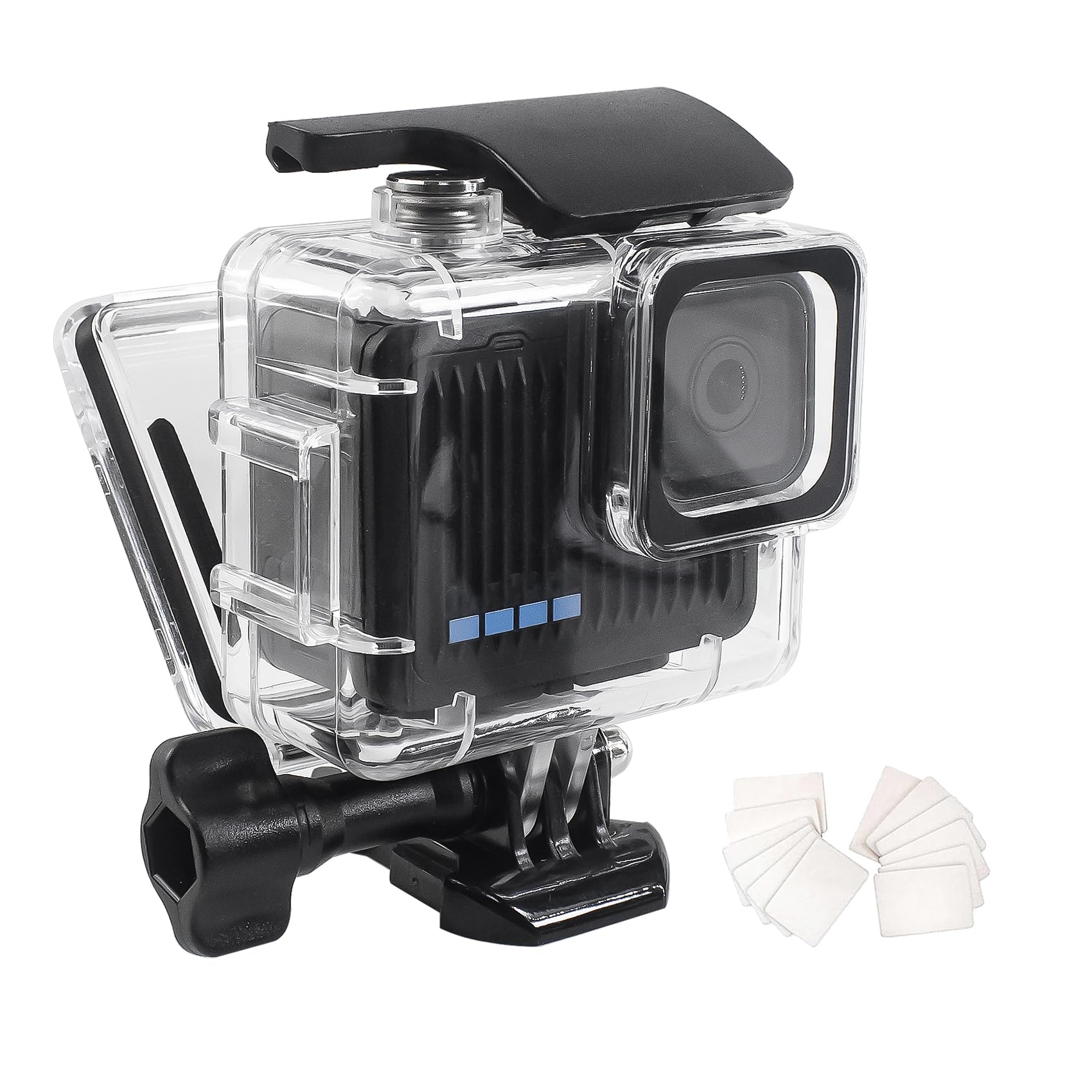 FitStill 196FT/60M Underwater Waterproof Diving Housing Compatible for Go Pro He