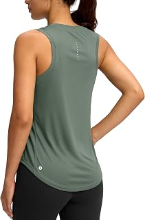 SANTINY womens sleeveless workout tops lightweight tennis yoga athletic running tank tops for women racerback tank tops