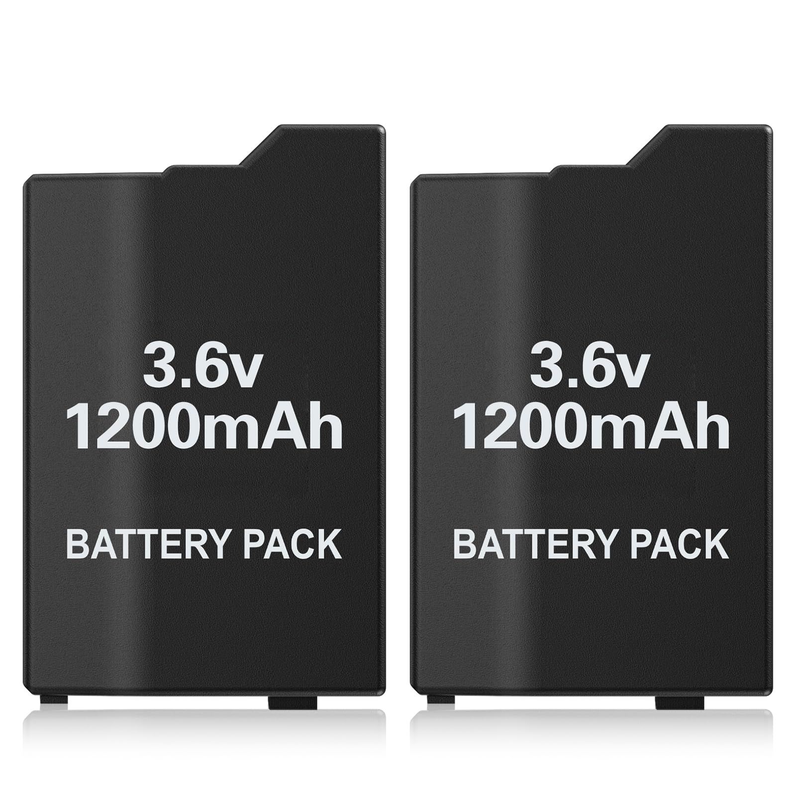 KEKUCULL 2Pcs Rechargeable Battery Pack Replacement for PSP 2000/3000/Lite/Slim 