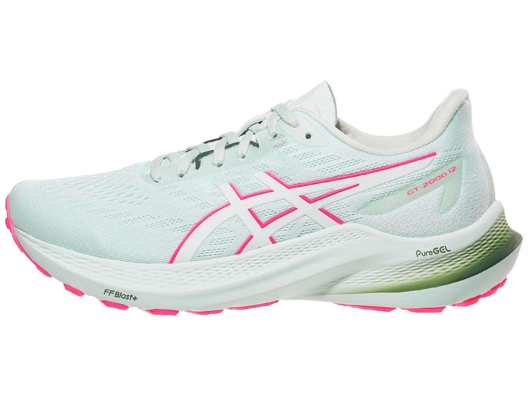 ASICS GT 1000 12 Women Running Shoes Grey Pink