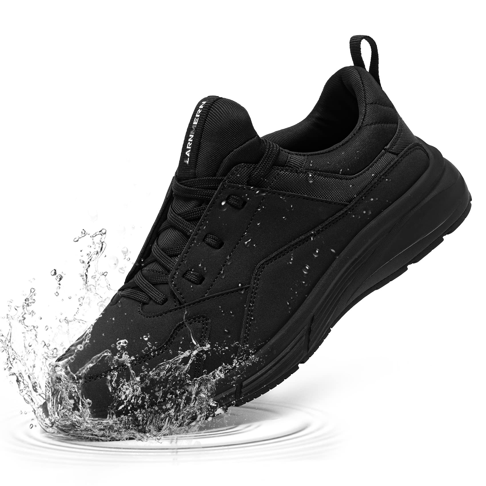 LARNMERN Chef Shoes Men Women Non Slip Kitchen Shoes Mens Waterproof Trainers Sh