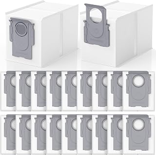 20 Pack QRevo Dust Bags for Roborock Qrevo S Pro, QV 35A, Qrevo S5V | and for Saros 10/10R, Z70, Curv/Curvx, Q Revo S/Pro/Plus/MaxV/Edge/ S5X/ S5A, S8 MaxV/Max Ultra Robot Vacuum Cleaner