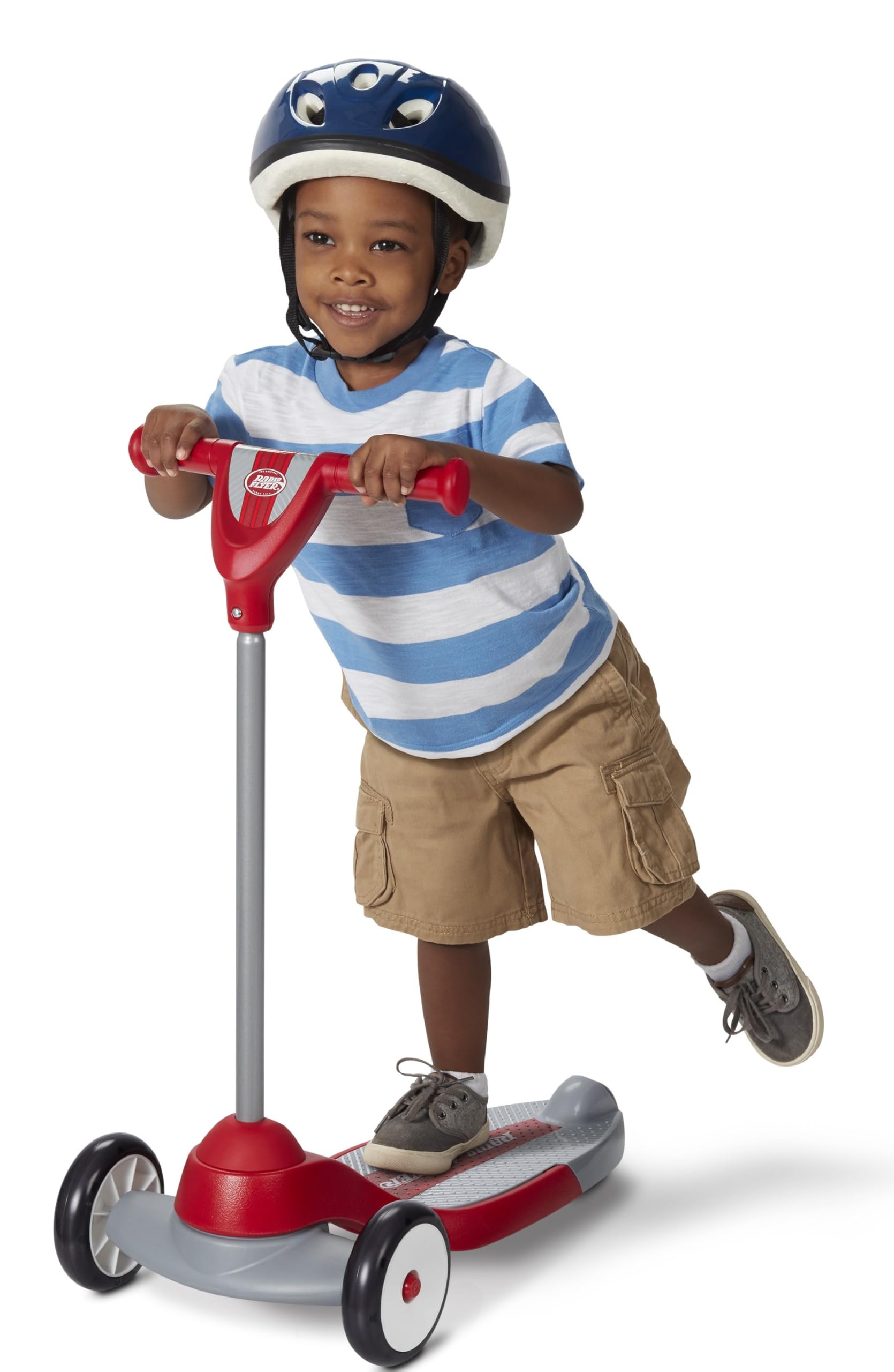 Radio Flyer My 1st Scooter, For Kids 2-5 Years Old, Red | Extra Wide Base for Ba