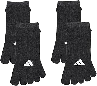 adidas(アディダス) ソックスEXCELLENT FUNCTION スニーカー丈ソックス 2足組 5本指 滑り止め付き 福助メンズ