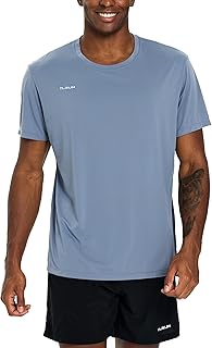 TLRUN Men's Ultra Lightweight Cool Running Shirts, Dry Fit Marathon Top Tee, Short Sleeve Athletic T-Shirts