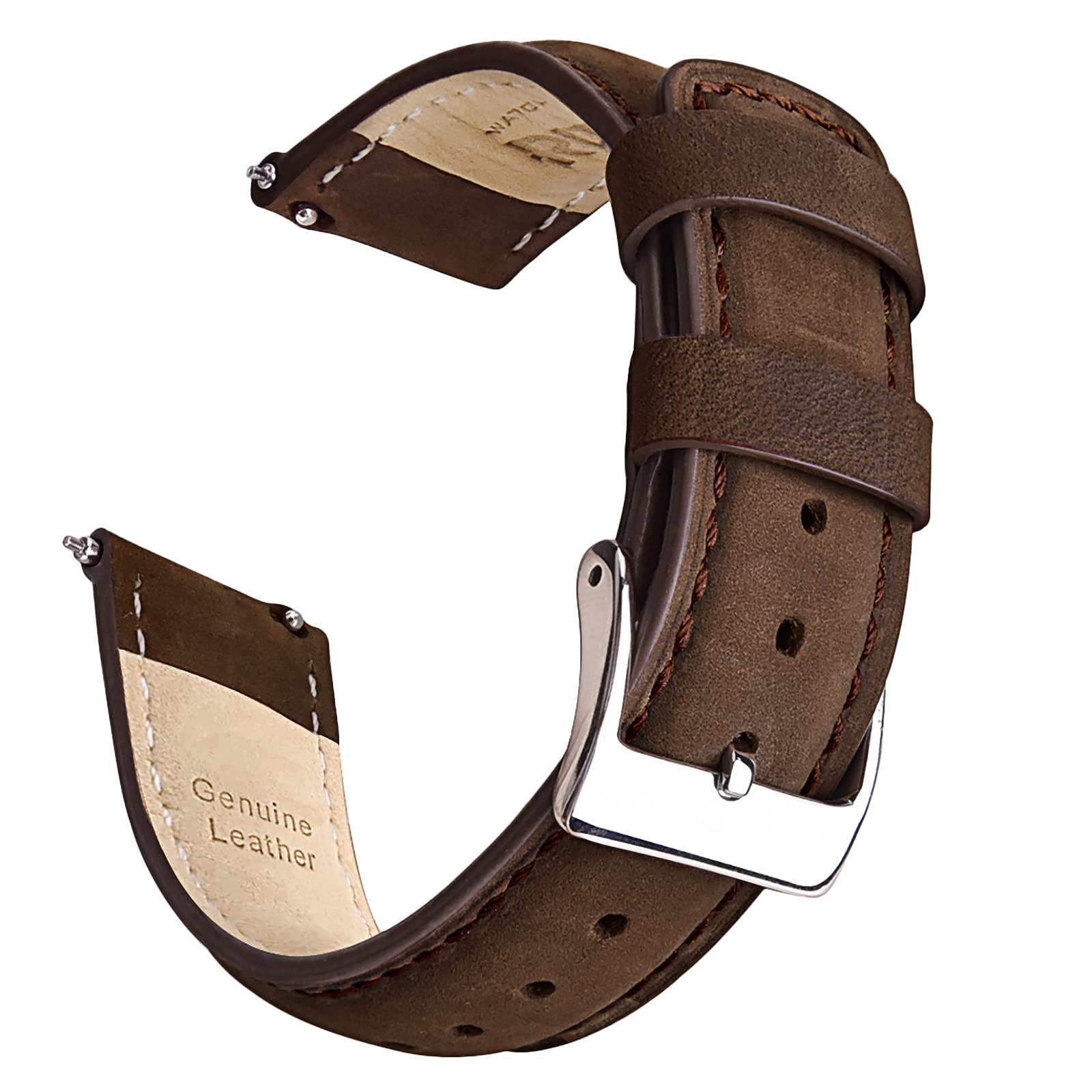 Ritche Christmas Gift Quick Release Leather Watch Bands Genuine Watch Straps for