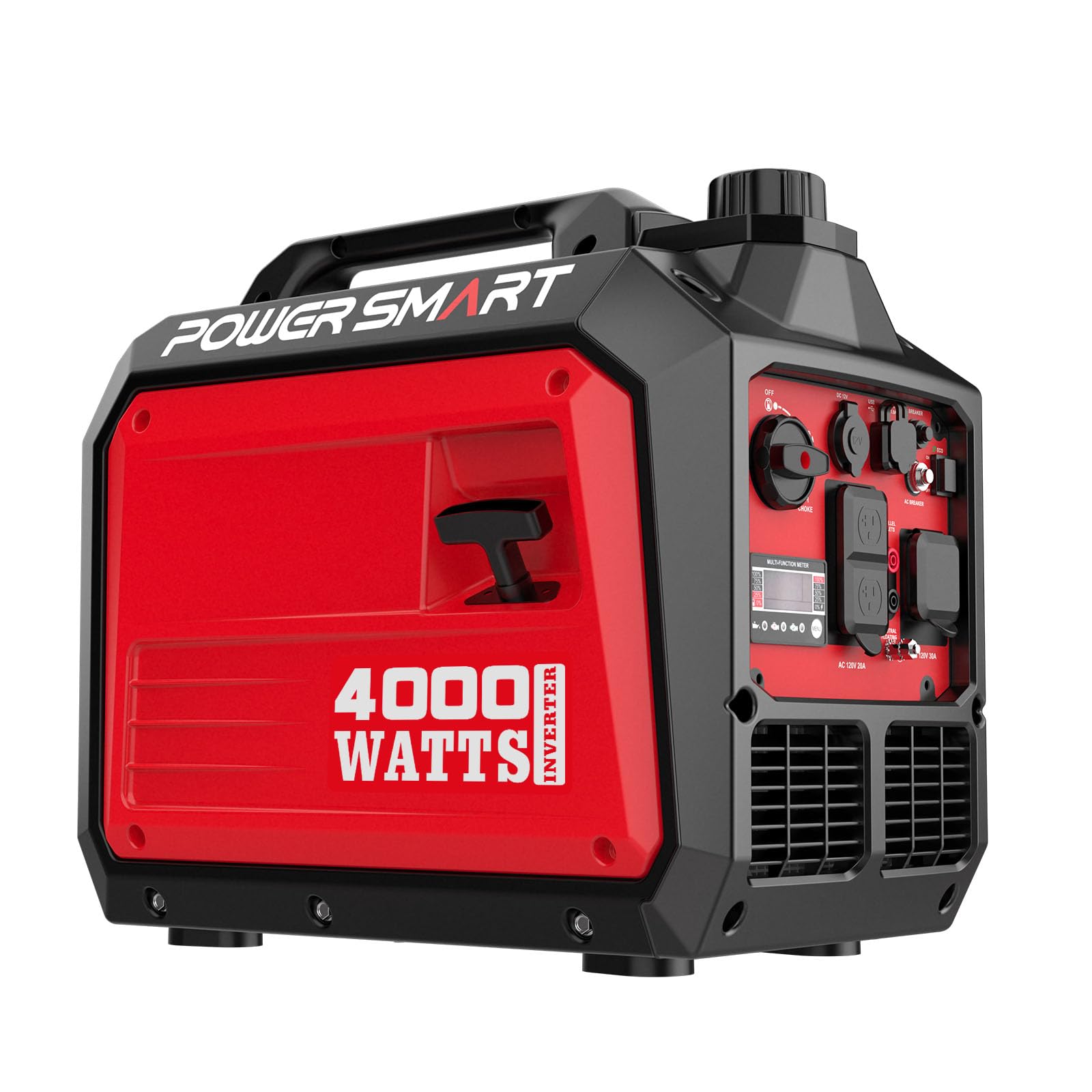 PowerSmart 4000 Watt Portable Inverter Generator for Home Use or Camping | 10H L