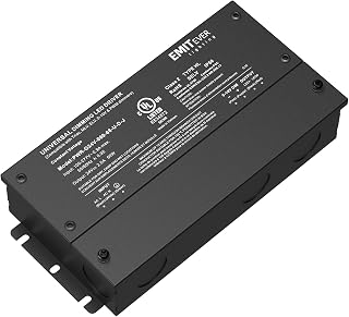 EMITEVER 60W 24V 5-in-1 Dimmable LED Driver,AC 110-277V to DC Power Supply | ELV/MLV/TRIAC/0-10V/PWM Compatible,Works with Lutron & Leviton,Transformer for LED Lighting,Waterproof IP67,UL Listed,class 2