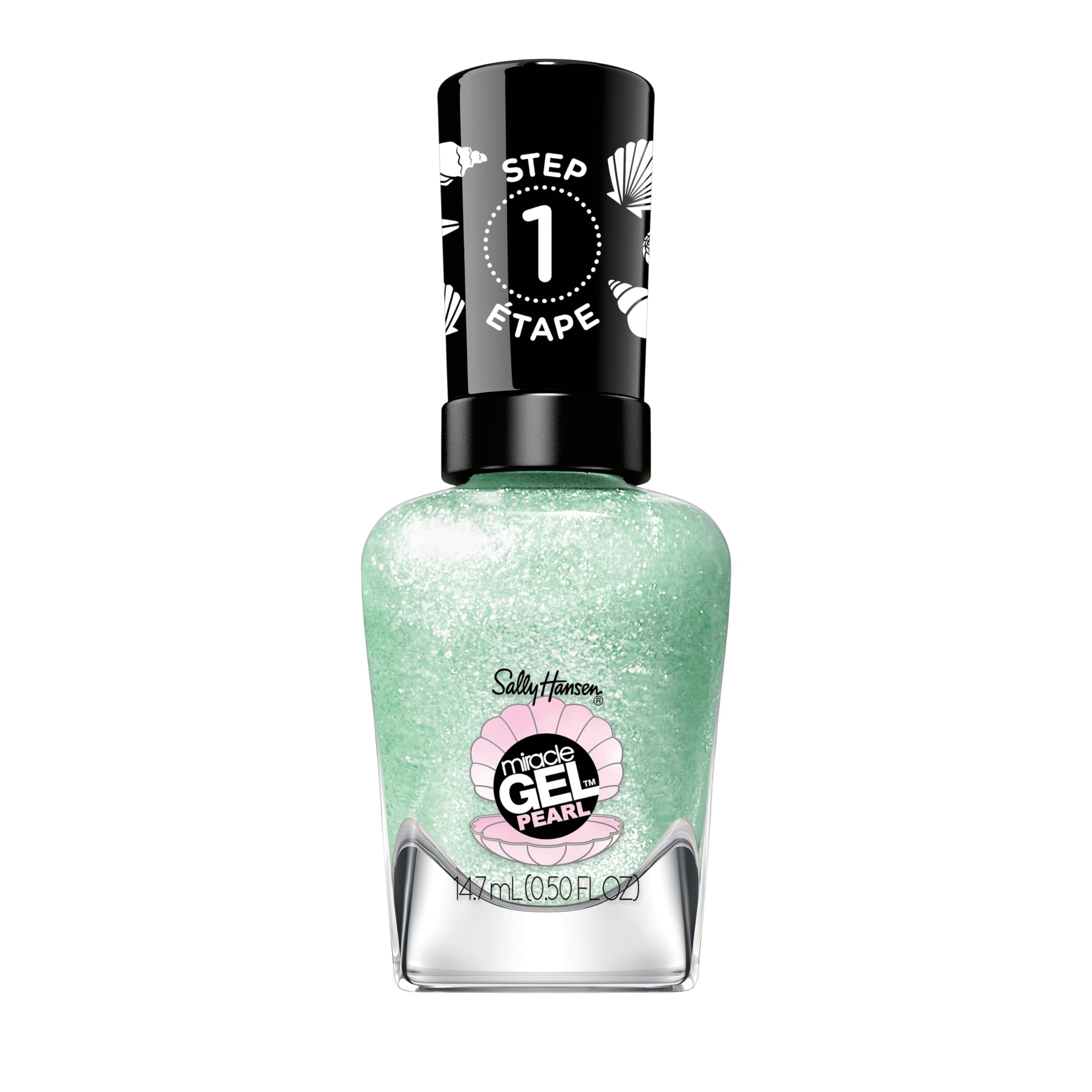 Sally Hansen Miracle Gel Pearls Salon Quality Nail Polish | Gel-Like Formula, Tw