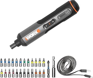 WORX WX240 4V Cordless Mini Screwdriver 5Nm | 4V mini screwdriver; 5Nm torque; built-in LED light