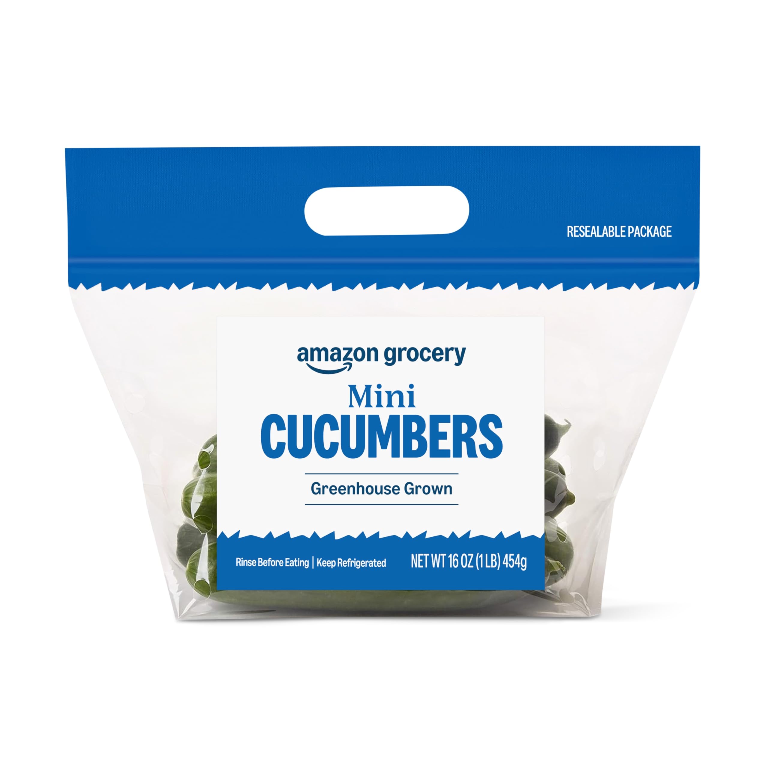 Amazon Grocery, Mini Cucumbers, 16 Oz