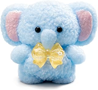 Handmade Taba Blue Elephant Squishy Toy | Original Silicone Squishy toys for Kids & Adults, Stress Relief Squeeze Toy,Perfect Party Favor & Desk Toy for School Office