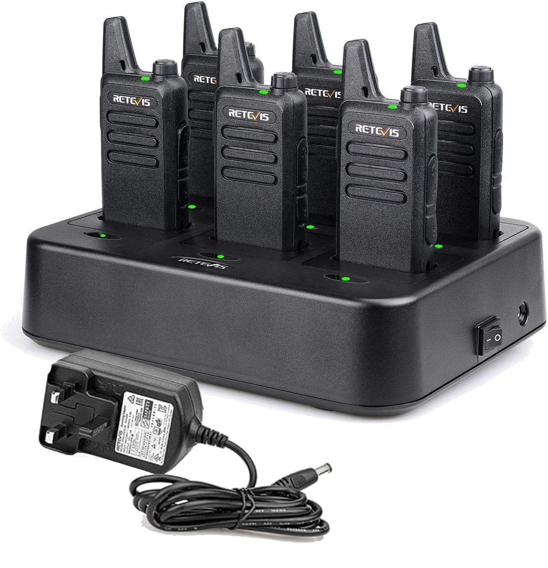 Retevis RT622 Walkie Talkies, Portable Walkie Talkies for Adults 6 Pack | Durabl
