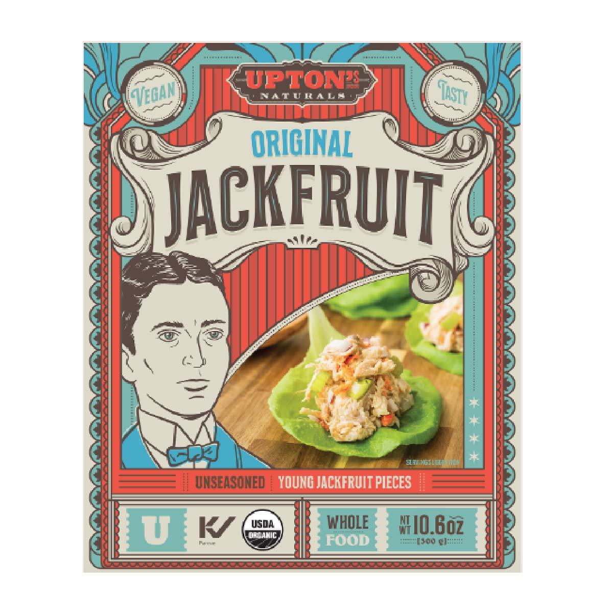Upton’s Naturals Jackfruit - 10.6 oz boxes (Pack of 10) (Original)