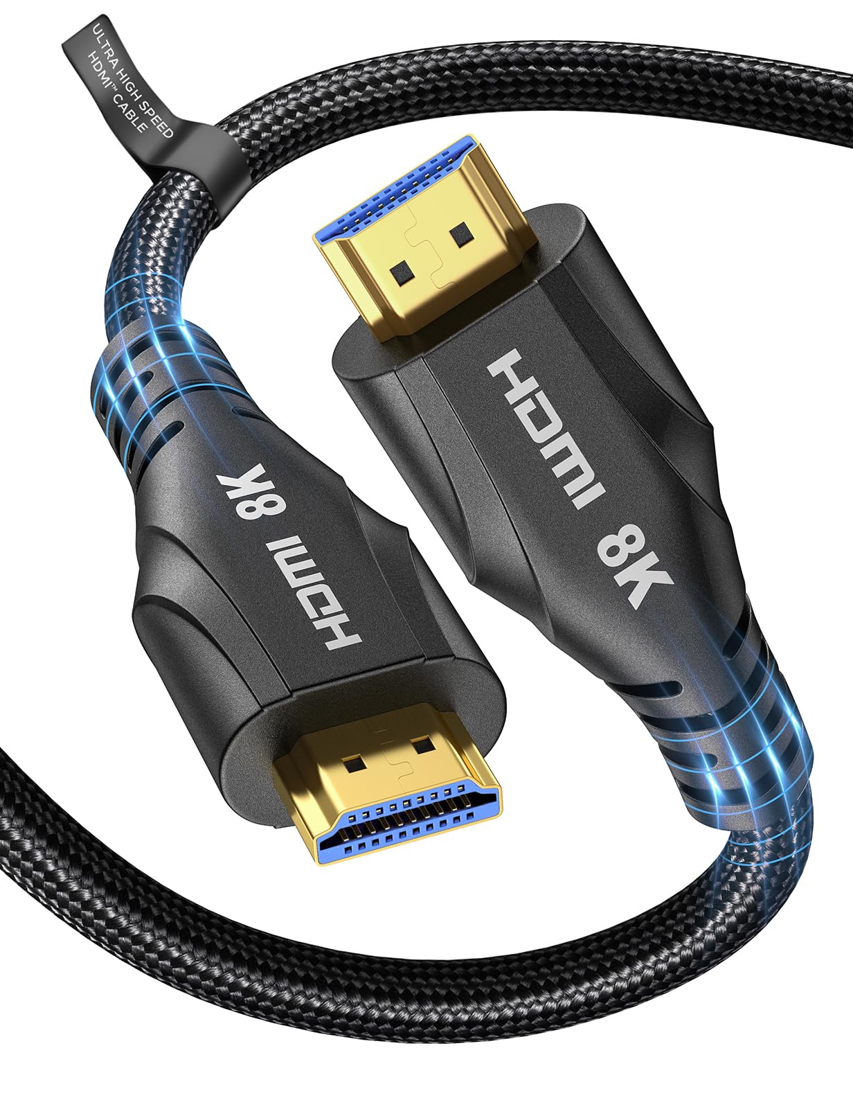 Cratree 10K 8K HDMI Cable 7m, High Speed HDMI Cable 4K 120Hz 8K 60Hz 48Gbps, Sup