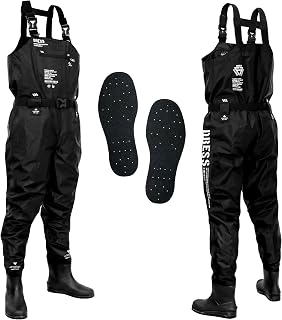 ドレス(Dress) チェストハイウェーダー アクティブフィット AIRBORNE フェルトスパイクソール S~3XL ブーツ 25cm~30cm BK TAN 軽量 釣り 胴長 長靴 防水 渓流 大きいサイズ