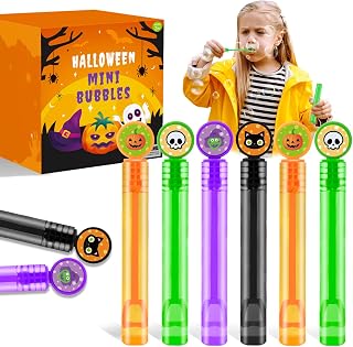 200 PCS Halloween Non Candy Treats Bulk,Mini Bubbles Toys Handouts for Kids