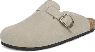 Intini Mules and Clogs Men Women Slippers with Cork Leather