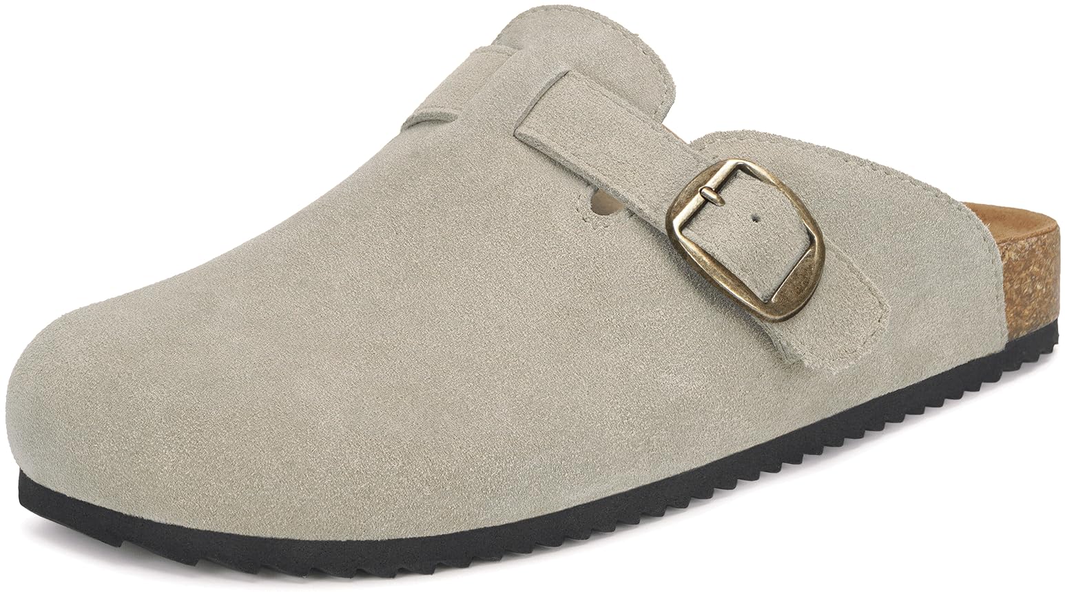 Intini Mules and Clogs Men Women Slippers with Cork Leather