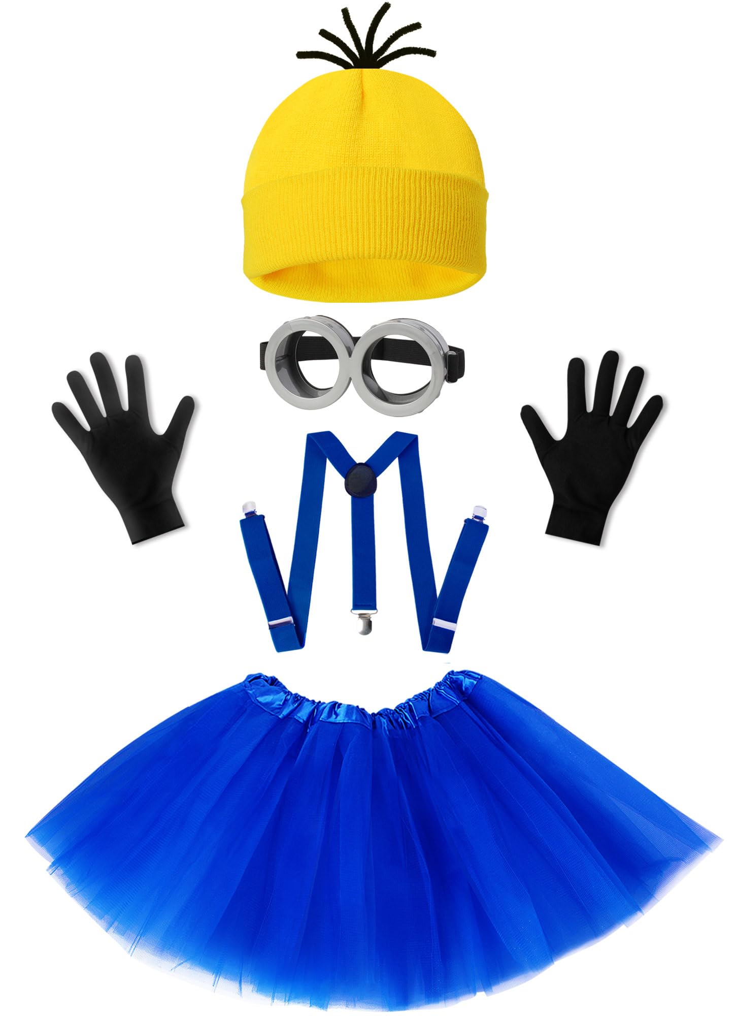 WISHTEN 5 PCS Halloween Costumes for Kids Girls,Halloween Cosplay Dress up | Hal
