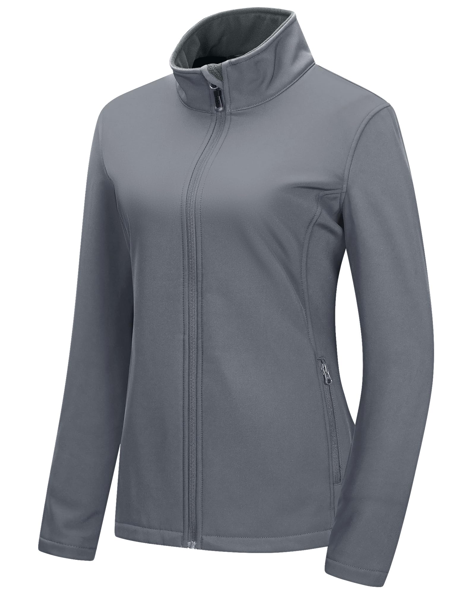 33,000ft Women's Lightweight Softshell Jacket Fleece Lined Windproof Waterproof 