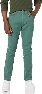 Amazon Essentials Men's Slim-Fit Stretch Cotton Twill Trousers