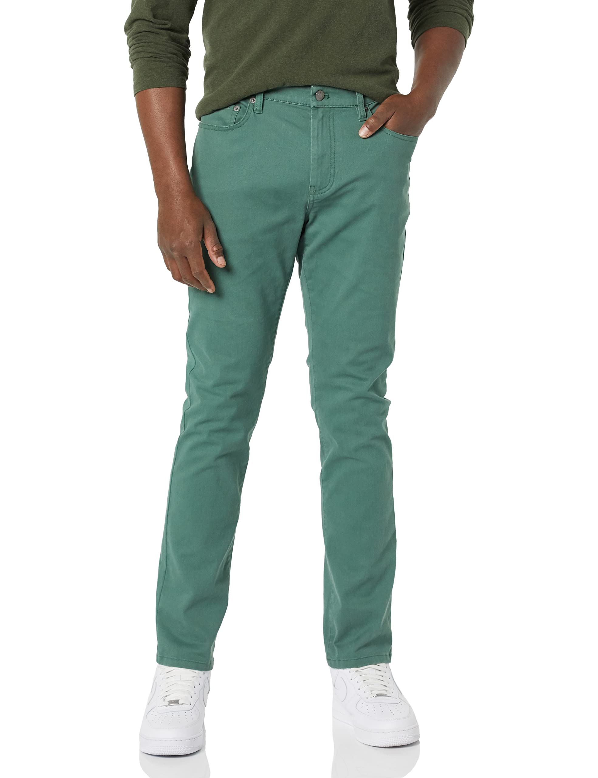Amazon Essentials Men's Slim-Fit Stretch Cotton Twill Trousers