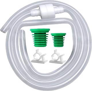 Sink Soap Dispenser Extension Tube Kit with Upgraded Check Valve, 47" Under Counter Soap Dispenser Tube for Kitchen Sink, Fit Most Soap Containers, Strong Suction, No More Tiny Bottle Daily Refills