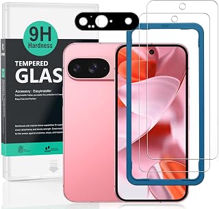 Ibywind Screen Protector For Google Pixel 9 5G 6.34"[2 Pack], 9H Hardness Tempered Glass, With 1Pc Camera Lens Protector, Bubble Free.