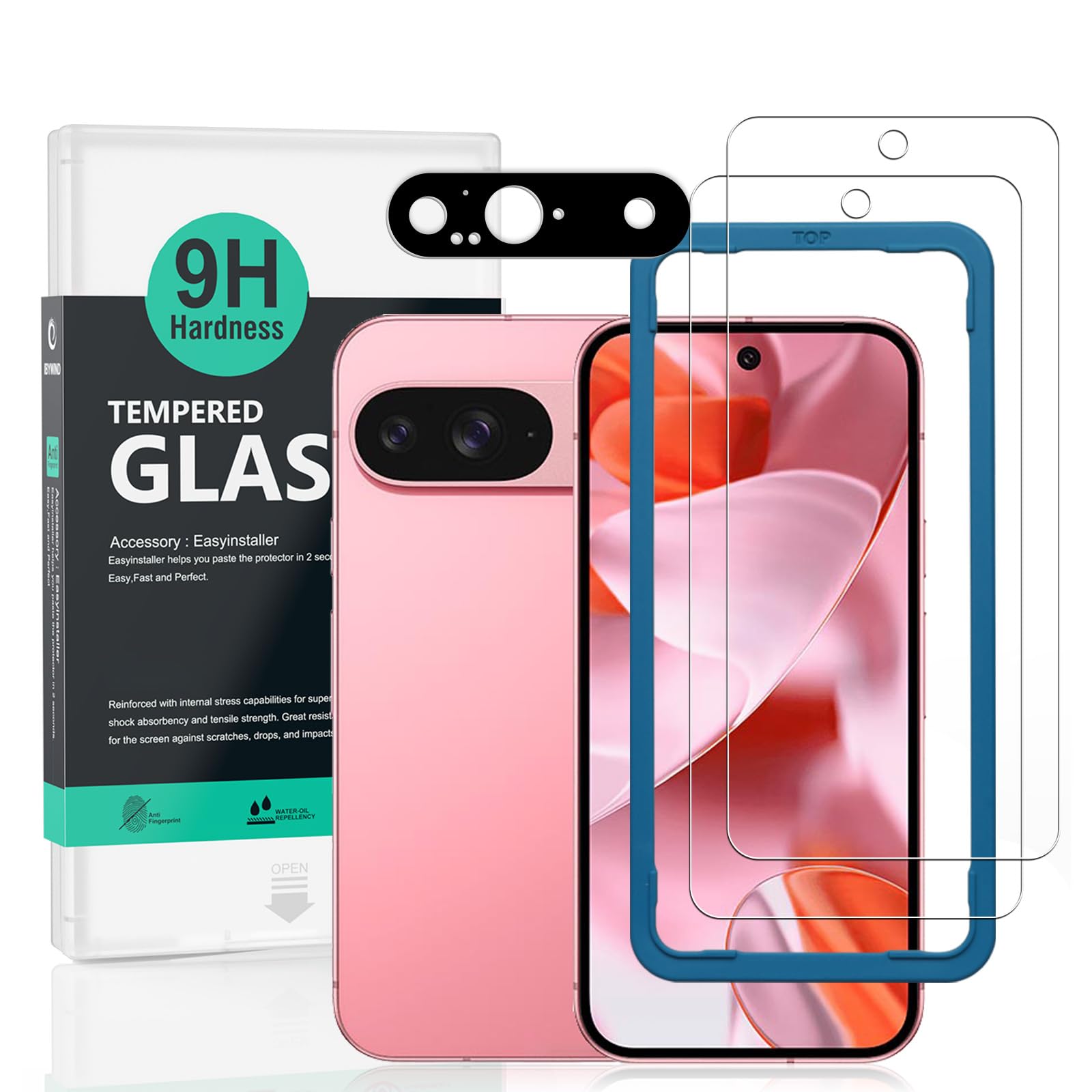 Ibywind Screen Protector For Google Pixel 9 5G 6.34"[2 Pack], 9H Hardness Temper