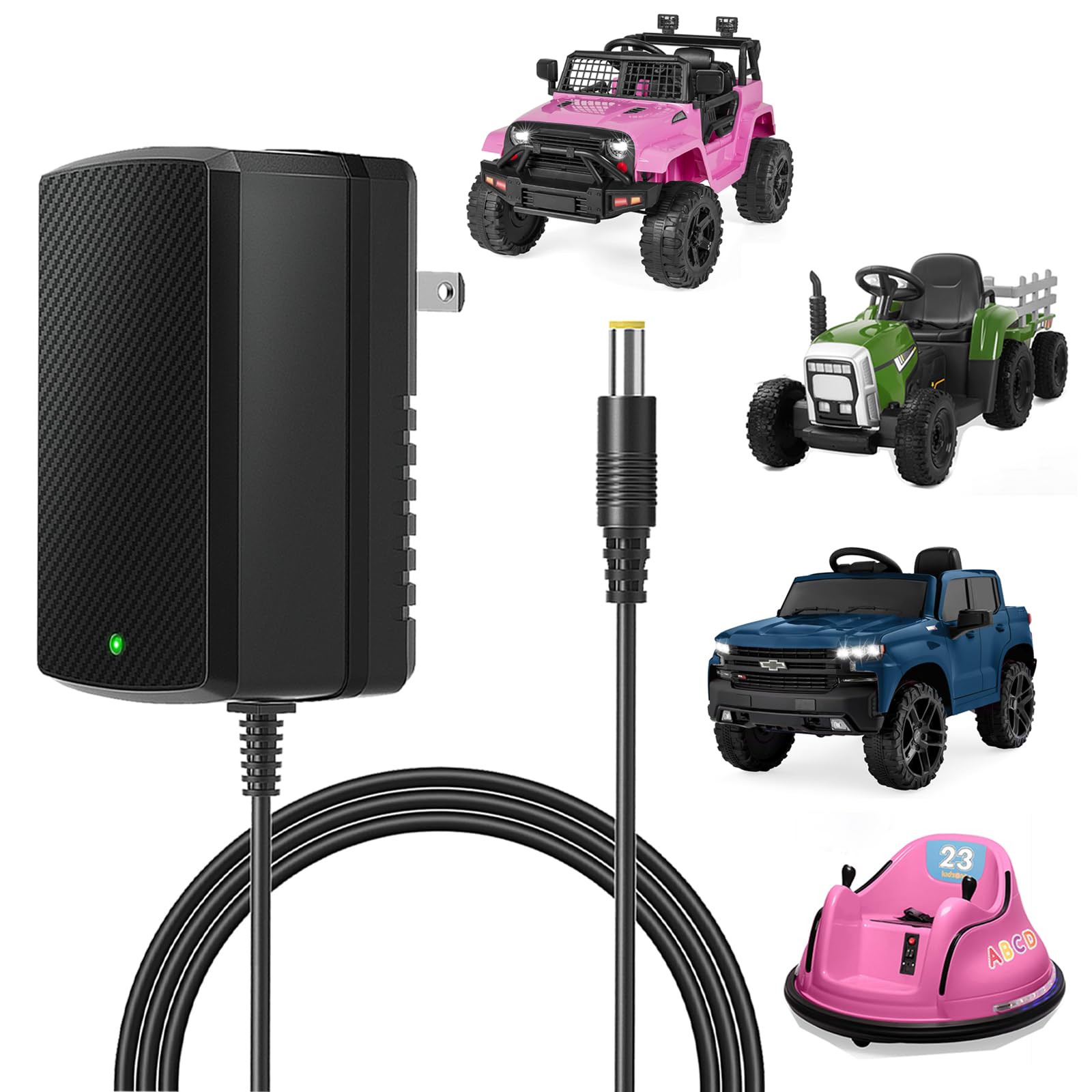 12V Charger for Kids Ride On Car Toys Best Choice for SUV Kid Trax Dynacraft Bum