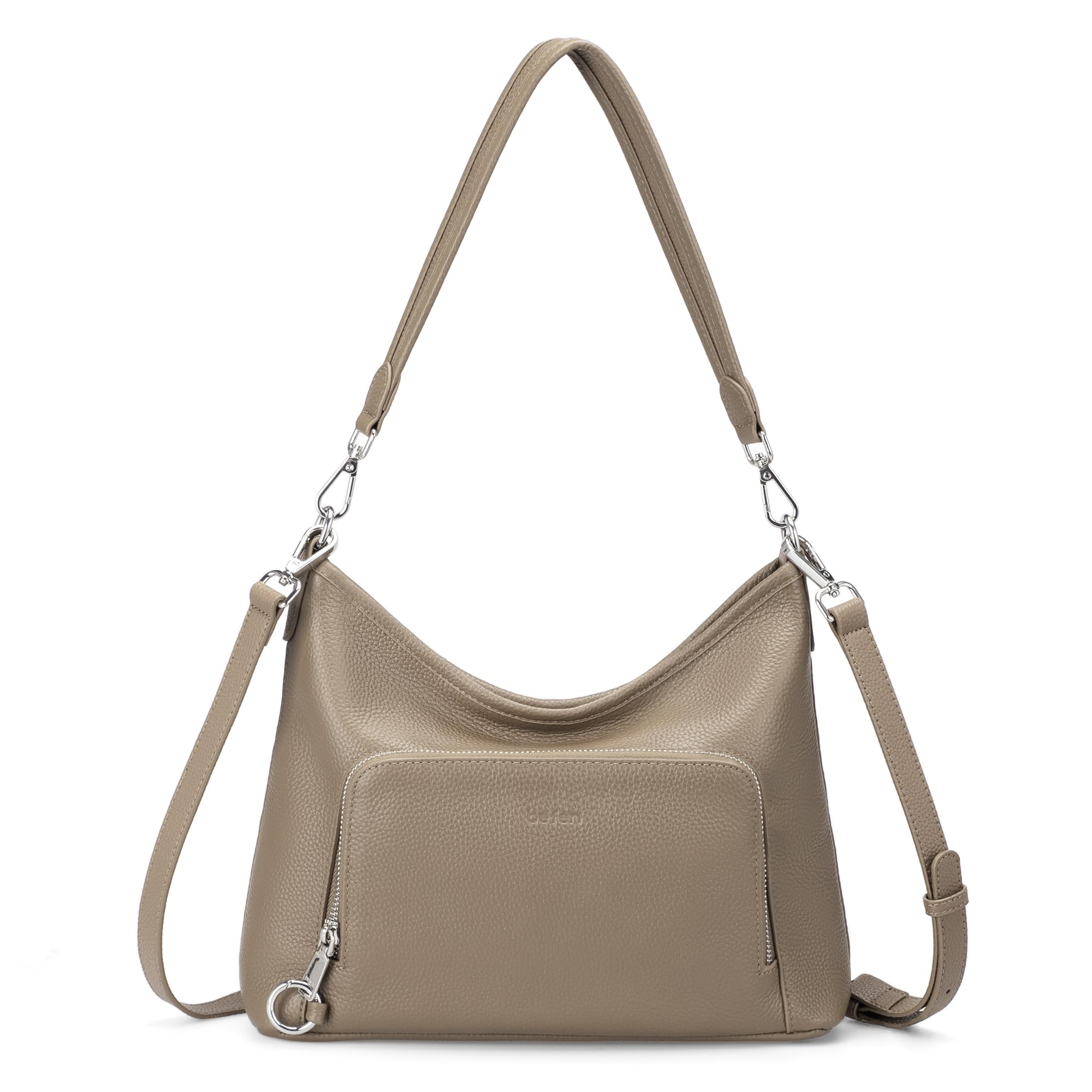 befen Hobo Genuine Leather Handbags for Women, Anti-Theft with Integrated RFID W