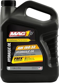MAG 1 00326 AW ISO 32 Hydraulic Oil - 1 Gallon | Anti-Wear Hydraulic Fluid with FMX Technology | Industrial & Mobile Equipment Hydraulic Oil | 5,000-Hour Oxidation Stability