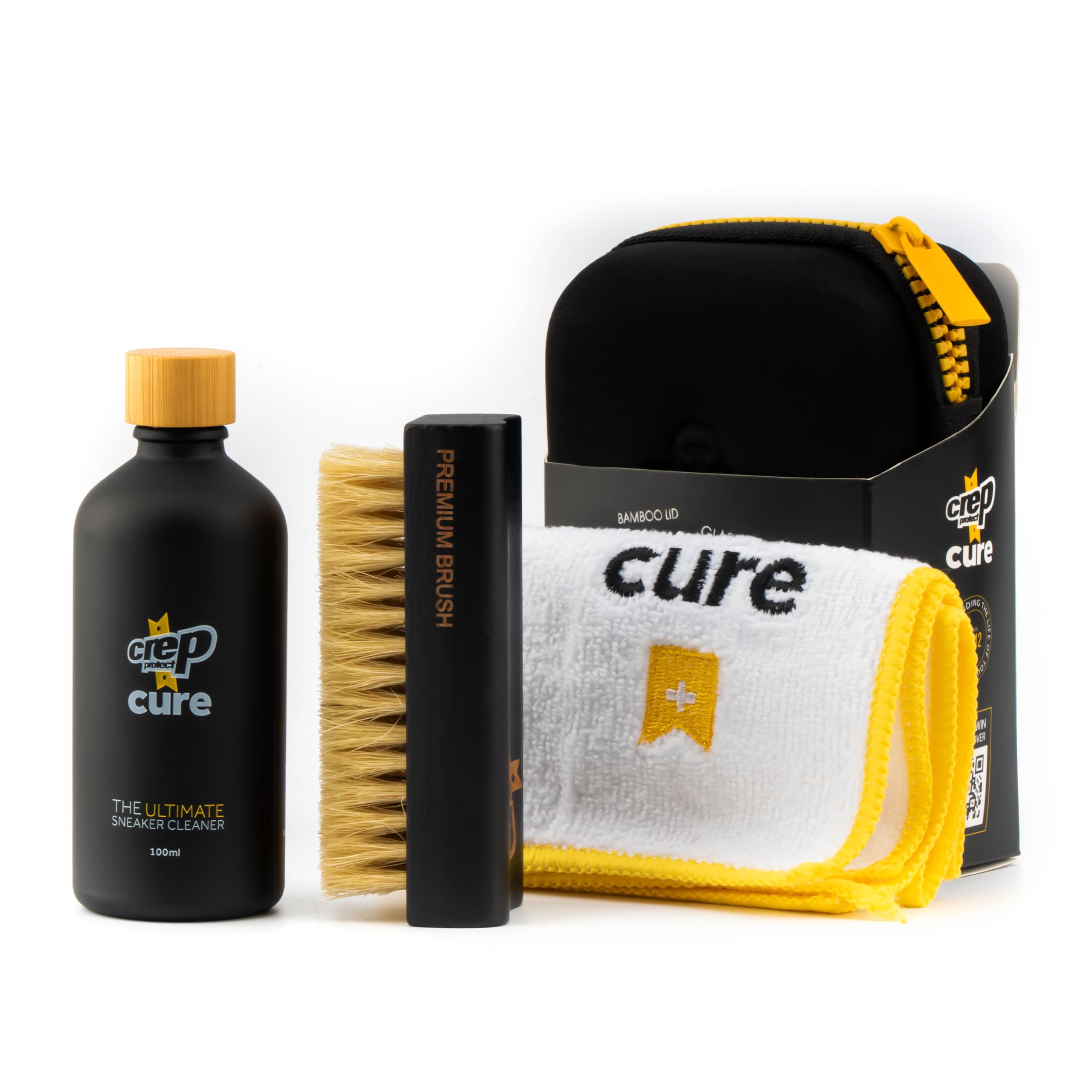 Crep Protect Sneaker Cleaner Kit - Deep Cleaning Shoe Cleaner for White Shoes, L