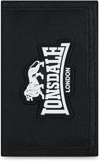 Lonsdale Arnfield Wallet, Black/White, One Size