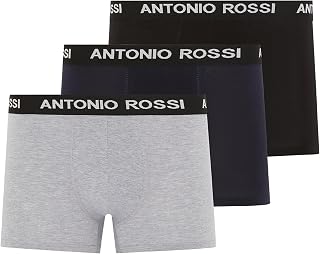 Antonio Rossi (Pack of 3/6) Men's Slim Fit Boxers Hipsters (Pack of 3)