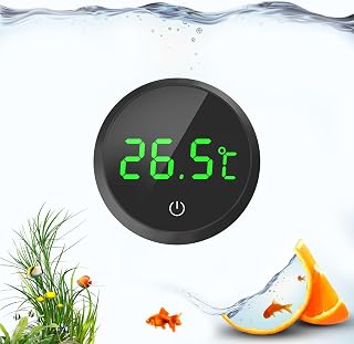 QZQ Fish Tank Thermometer Aquarium Thermometer Digital Wireless Touch Stick LED Display ±1°C for Monitoring The Fish Tank Aquarium Temperature Accessories