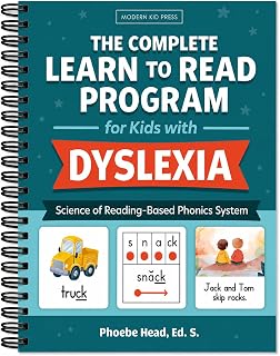 The Complete Learn to Read Program for Kids with Dyslexia: A Step-by-Step Phonics Workbook with Guided Lessons and Decodable Stories