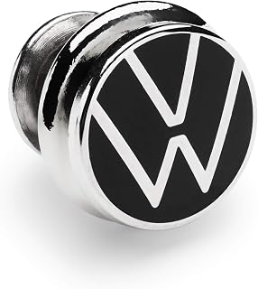 Volkswagen 000087000T Pin VW Logo Pin Badge Silver/Black