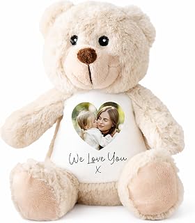 Personalised Teddy | Personalised Photo Teddy | Picture Teddies | Custom Gift for Birthday | Photo Gifts | Kids Gift, Girlfriend Gift, Personalised Teddies